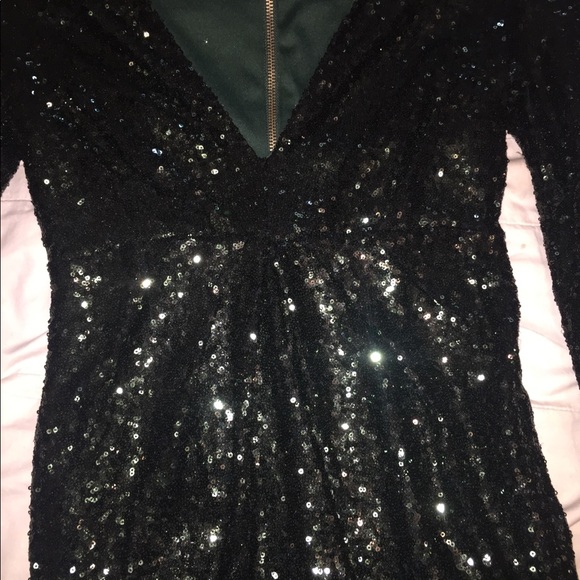 Green sequins dress - Picture 3 of 5